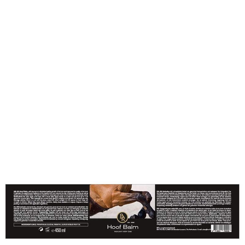 BR Grooming Hoof Balm med laurbærolje – For sterke, sunne og glansfulle høver