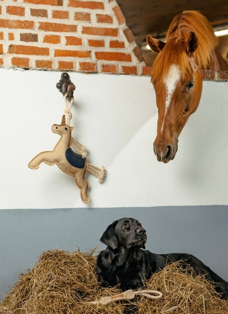 Hesteleke -enhjørning- Jute