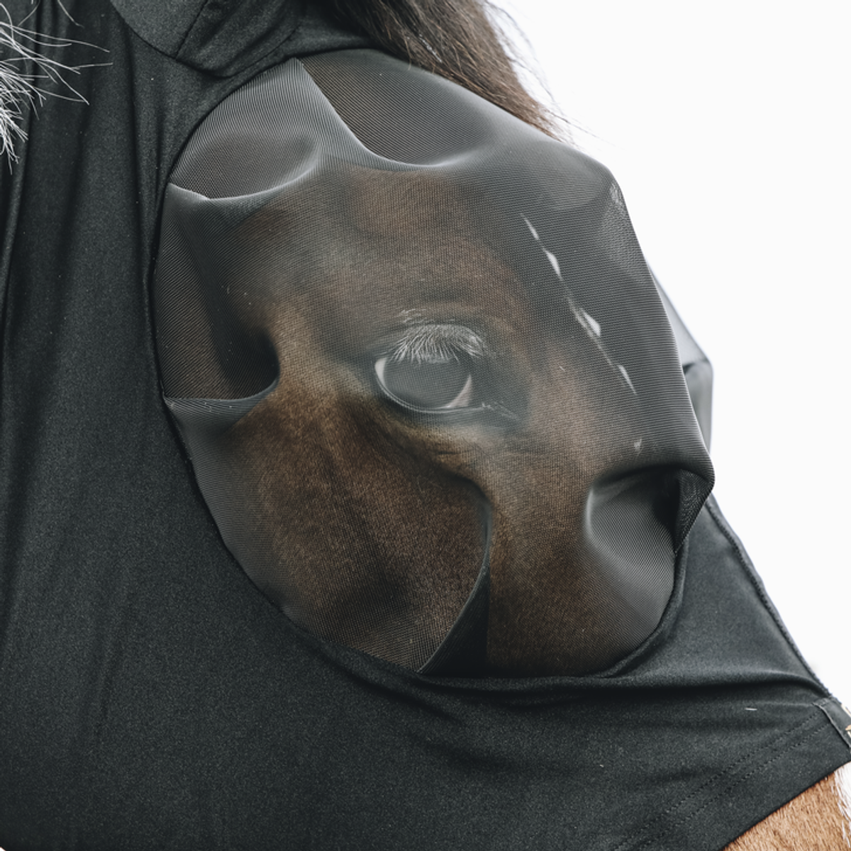 Kentucky Fly Mask Slim Fit Svart