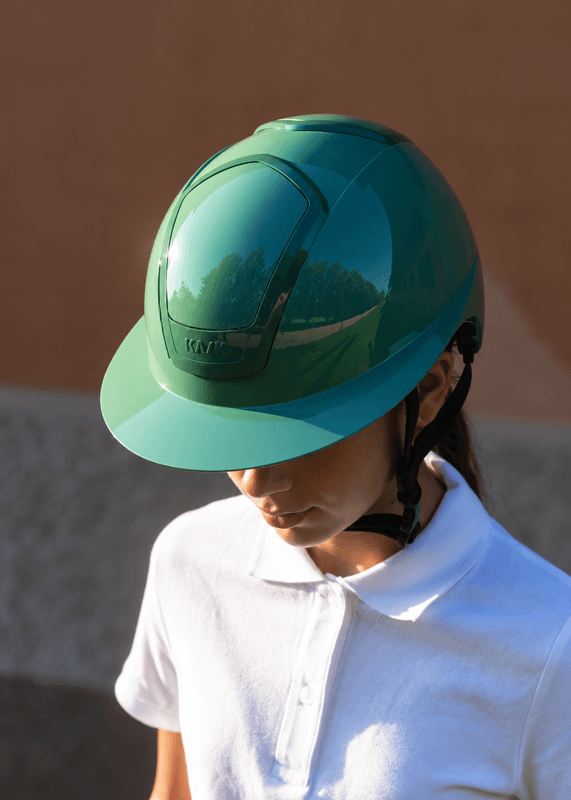 KASK Nemesi Mint Green Wide Peak Shine inkl. liner