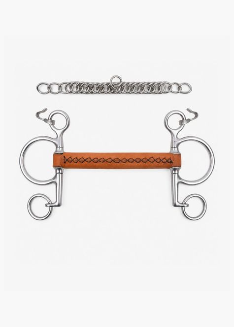 Hovedbilde PE Full Leather Pelham Short Curb with Straight ...