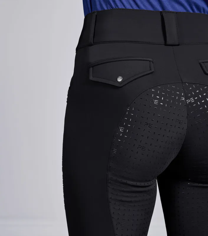 PE Torino II Ridebukse Dame Gel Full Seat – Sort