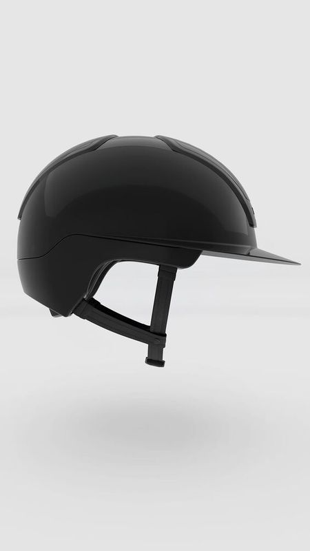 KASK Nemesi Black Wide Peak Shine inkl. liner